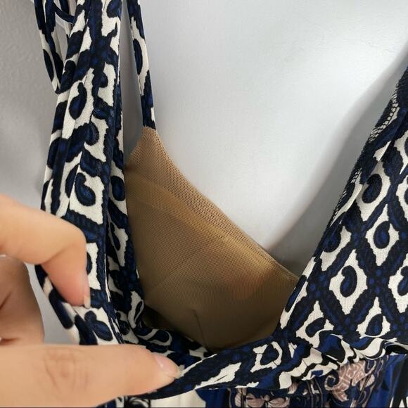 TRACY REESE Silk Dress Womens Size Small Summer Flowy Comfort Travel Casual Chic - Picture 5 of 9